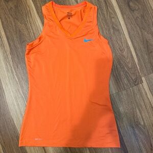 Nike Women's Bright Orange Tank Top